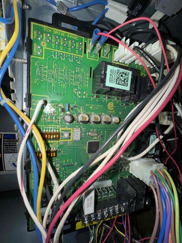 Performed scheduled heating maintenance on the furnace, including inspection of the integrated control board, wiring harness, and terminal connections, with no signs of burn marks, corrosion, or damage observed. Inspected the flame sensor, ignition components, gas valve, and control assembly for proper condition and secure mounting, and verified the unit is in good working order for continued heating operation. Performed scheduled heating maintenance on the furnace, including inspection of the integrated control board, wiring harness, and terminal connections, with no signs of burn marks, corrosion, or damage observed. Inspected the flame sensor, ignition components, gas valve, and control assembly for proper condition and secure mounting, and verified the unit is in good working order for continued heating operation.