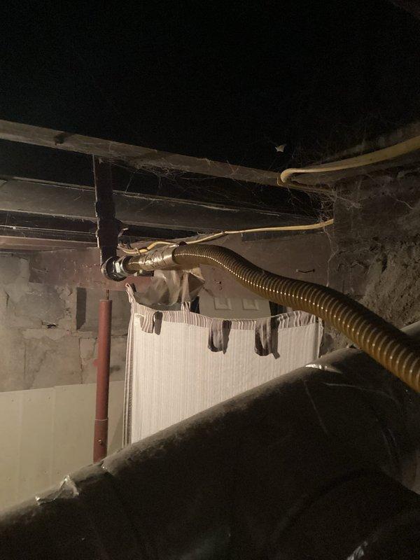 Performed an on-site assessment of the existing hot water tank installation in the basement to provide a replacement quote. Inspected the gas connector, flue and venting, water supply piping and shutoff valves, and surrounding clearances, and documented the unit and mechanical area with photographs to prepare replacement options. Performed an on-site assessment of the existing hot water tank installation in the basement to provide a replacement quote. Inspected the gas connector, flue and venting, water supply piping and shutoff valves, and surrounding clearances, and documented the unit and mechanical area with photographs to prepare replacement options.