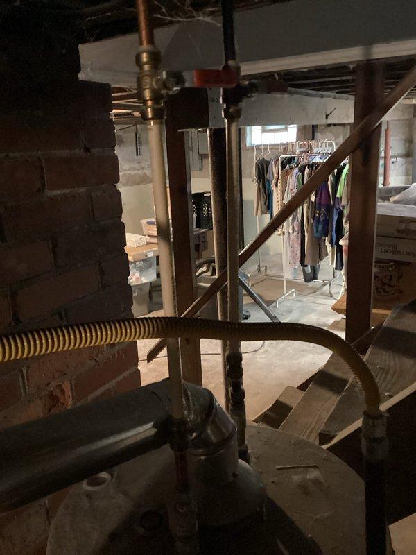 Performed an on-site assessment of the existing hot water tank installation in the basement to provide a replacement quote. Inspected the gas connector, flue and venting, water supply piping and shutoff valves, and surrounding clearances, and documented the unit and mechanical area with photographs to prepare replacement options. Performed an on-site assessment of the existing hot water tank installation in the basement to provide a replacement quote. Inspected the gas connector, flue and venting, water supply piping and shutoff valves, and surrounding clearances, and documented the unit and mechanical area with photographs to prepare replacement options.