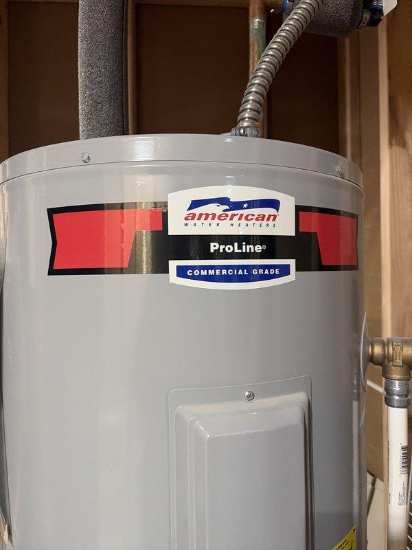 Performed scheduled preventive maintenance on the furnace heating system, including electrical diagnostics with a True RMS clamp meter that measured 1.72 A amp draw on the monitored component, confirming normal operating current. Inspected the adjacent commercial-grade electric water heater, finding no visible rust, leaks, or damage at the tank, flexible conduit, insulated piping, or brass fittings. System operation was verified and the unit left in proper working order. Performed scheduled preventive maintenance on the furnace heating system, including electrical diagnostics with a True RMS clamp meter that measured 1.72 A amp draw on the monitored component, confirming normal operating current. Inspected the adjacent commercial-grade electric water heater, finding no visible rust, leaks, or damage at the tank, flexible conduit, insulated piping, or brass fittings. System operation was verified and the unit left in proper working order.