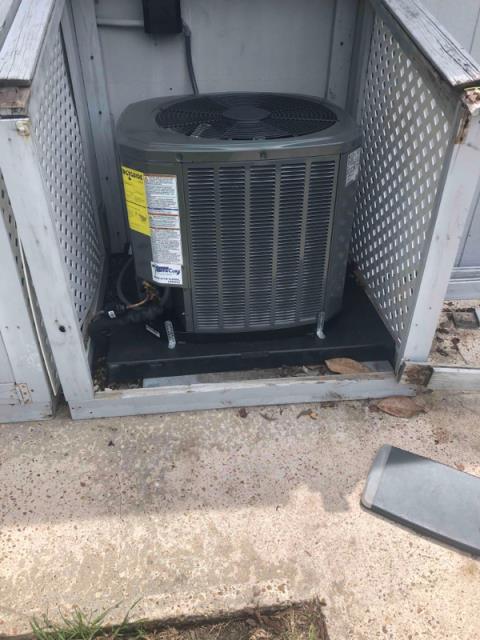 New Residential HVAC Installation Trane System