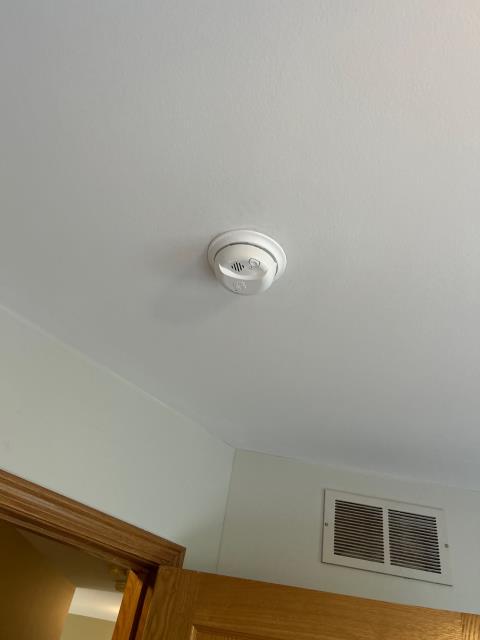 Replaced ceiling fan and smoke detector in bedroom as well as added 2 bubble covers to exterior GFCI receptacles.