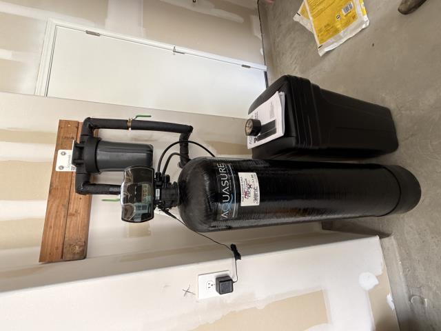 Install a customer provided water softener. Install a customer provided water softener.