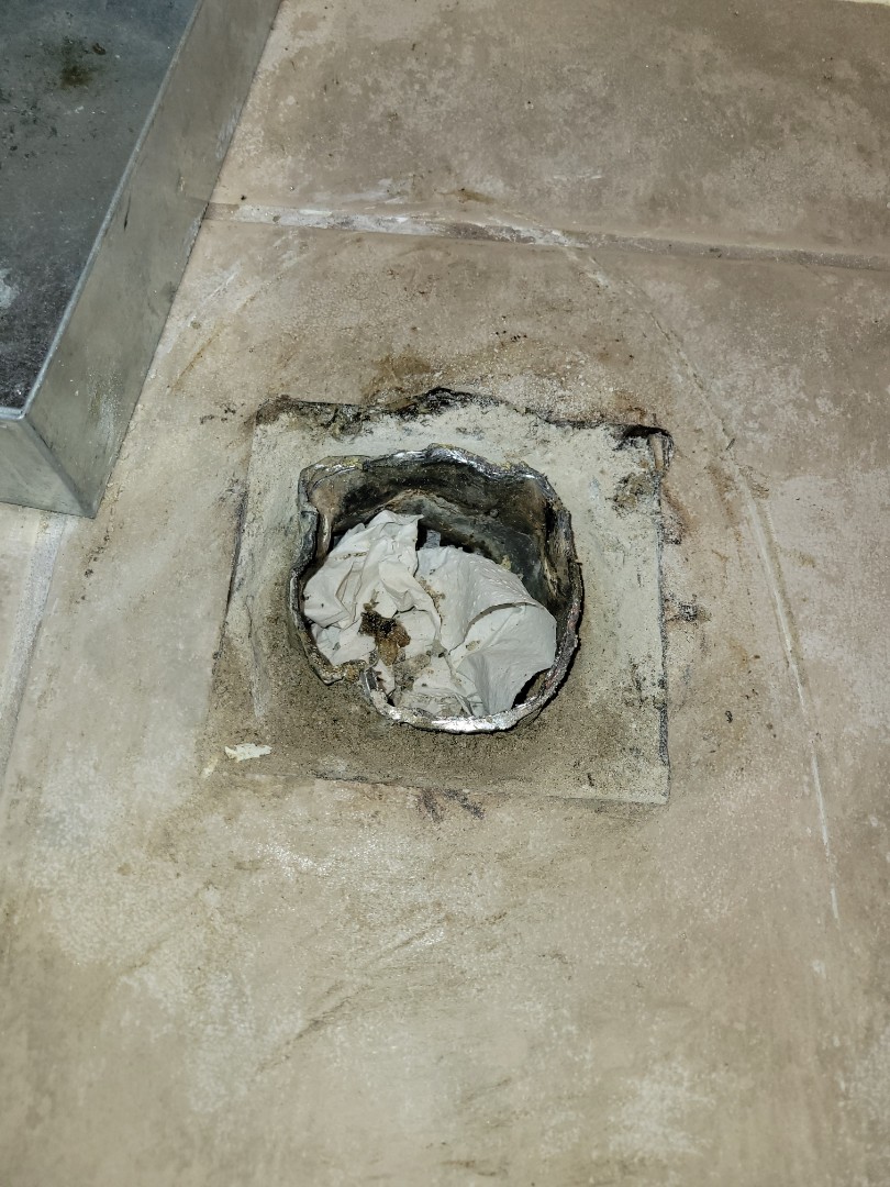 repaired brass flange and installed homeowner provided toilet repaired brass flange and installed homeowner provided toilet