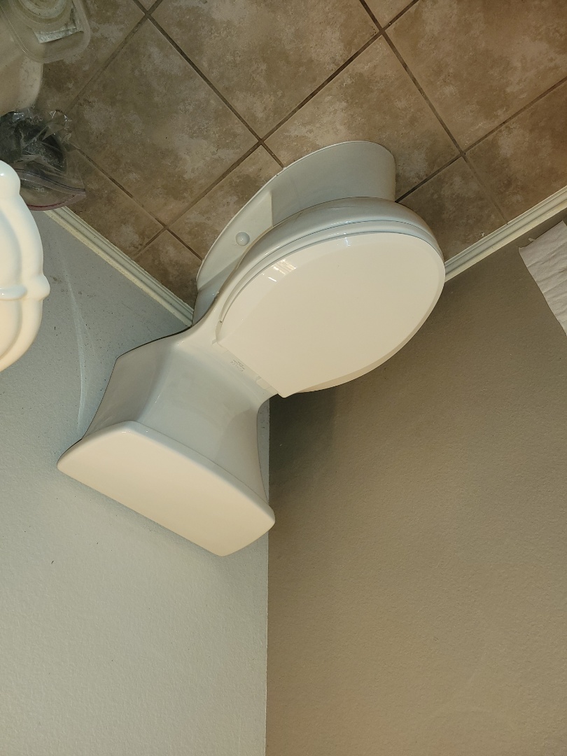 repaired brass flange and installed homeowner provided toilet repaired brass flange and installed homeowner provided toilet