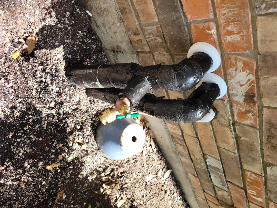 replaced water softener and redirected drain replaced water softener and redirected drain