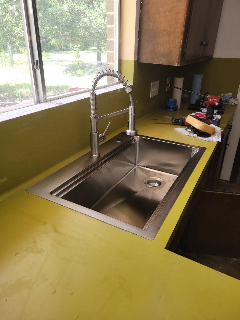Austin, TX - replaced kitchen sink and kitchen sink faucet Austin, TX - replaced kitchen sink and kitchen sink faucet