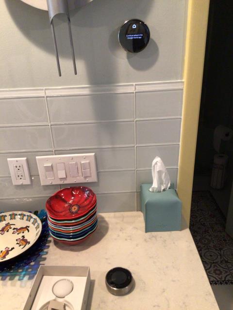 Programed 2 Smart thermostats.