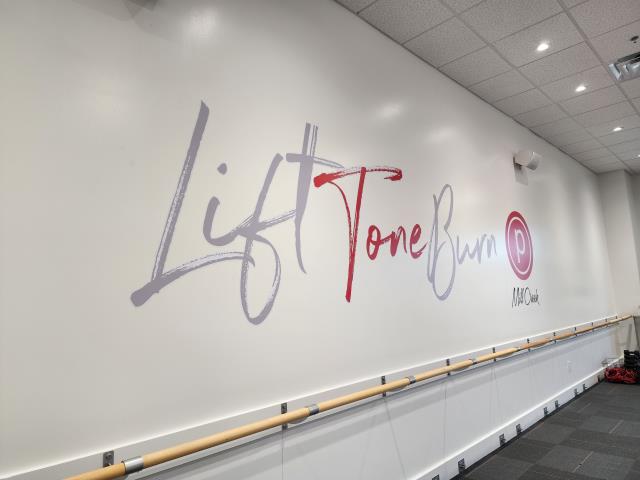 Give your storefront curb appeal that gets you notices and shows off your brand! Check out these perforated window graphics and wall graphics we printed and installed for Pure Barre of Mill Creek!  .  .  .  #wallgraphics #wallwraps #WindowGraphics #Stickers #Sticker #Design #SmallBusiness #Business #Promotion #Marketing #Branding #vinylgraphics #windowwraps #diecutgraphics #vinyllettering #signage #perforatedvinyl #storefronts