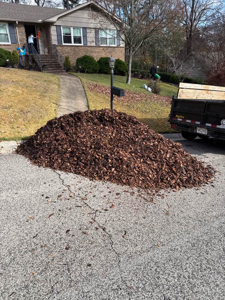 Large nugget mulch 