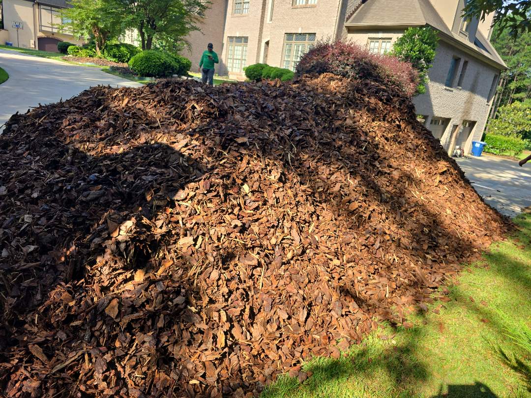 Large Nugget Mulch Delivery