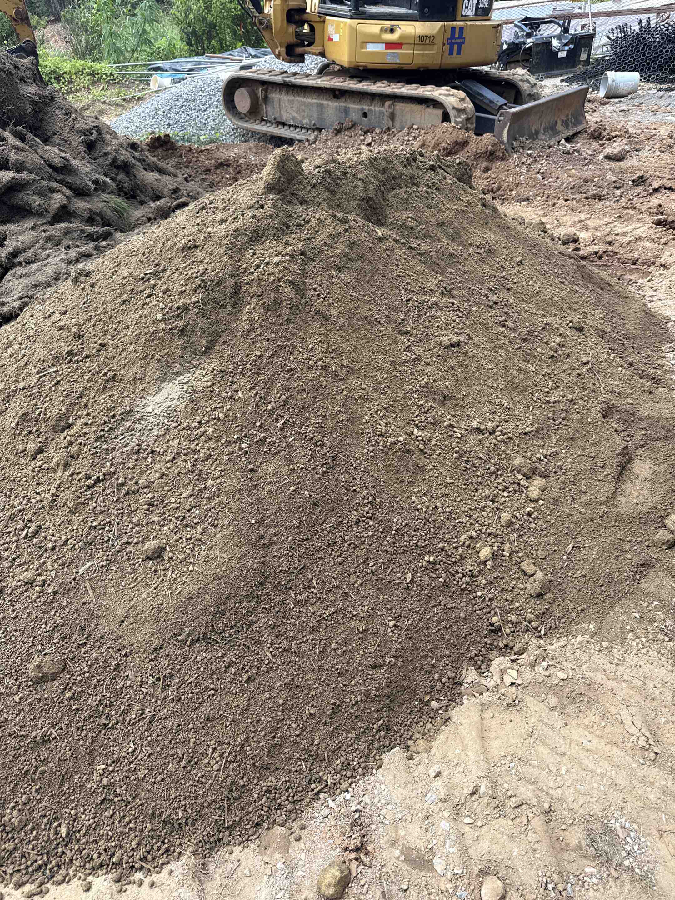 Topsoil sand mix