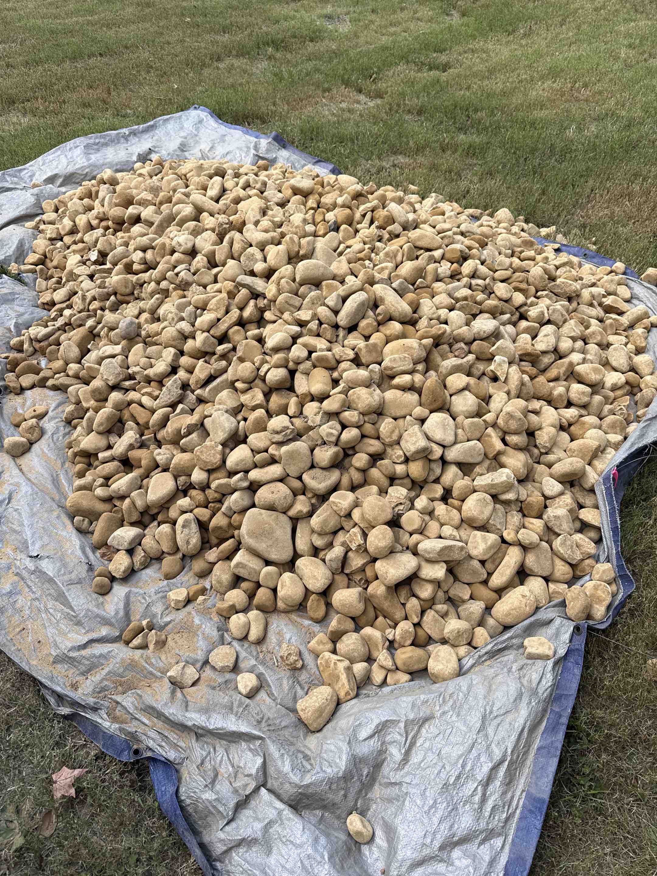 2-5 inch river rock