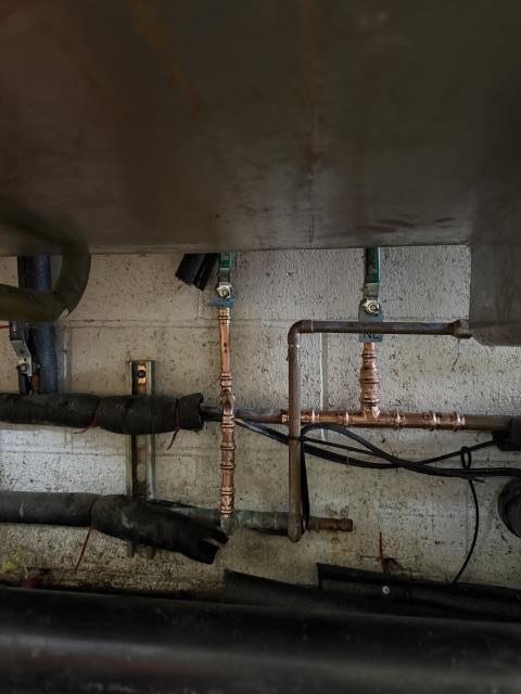 Plumber needed. Repaired leaking sink. 