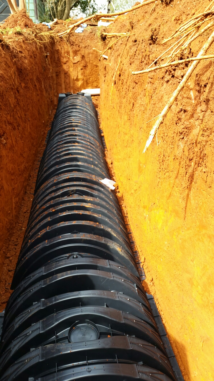 Replaced septic system