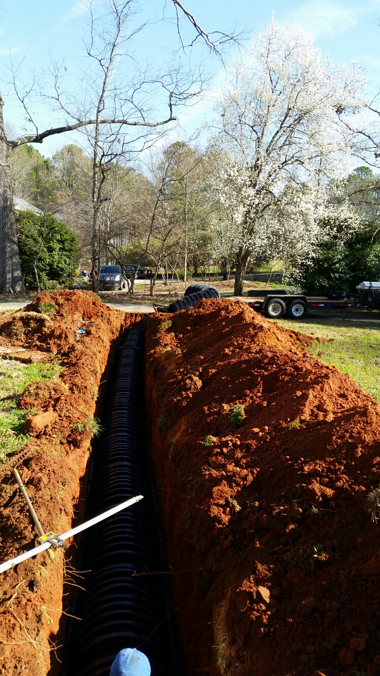 Installed new septic system