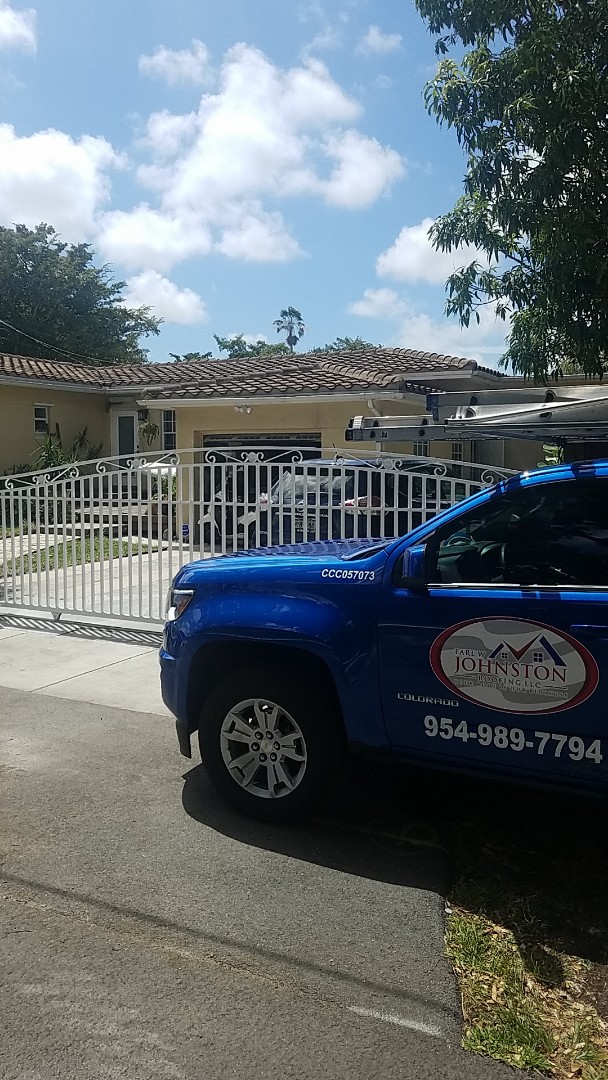 North Miami, FL - Tile roof repair estimate by Earl Johnston Roofing Company North Miami, FL - Tile roof repair estimate by Earl Johnston Roofing Company