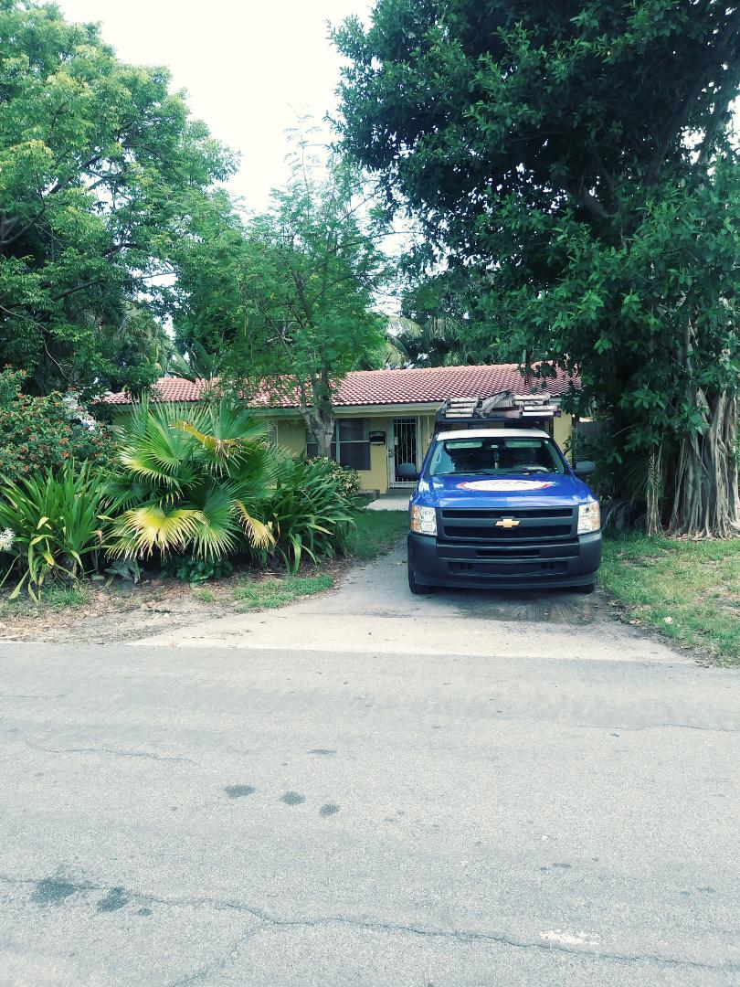 Pompano Beach, FL - Finished eagle medium profile concrete roof tile and gaf flat roof by earl w Johnston roofing llc Pompano Beach, FL - Finished eagle medium profile concrete roof tile and gaf flat roof by earl w Johnston roofing llc