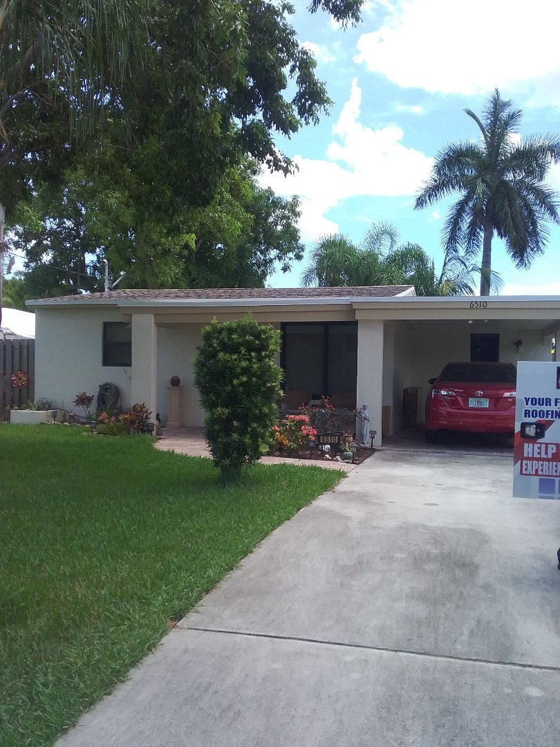 Margate, FL - Roof repair in the city of Margate Florida this repairs being done by Earl W Johnston roofing company Tony and Glenn are you repair technicians Margate, FL - Roof repair in the city of Margate Florida this repairs being done by Earl W Johnston roofing company Tony and Glenn are you repair technicians