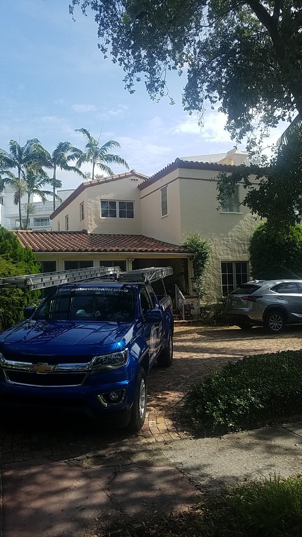Miami Beach, FL - Tile roof leak repair estimate by Earl Johnston Roofing Company Miami Beach, FL - Tile roof leak repair estimate by Earl Johnston Roofing Company