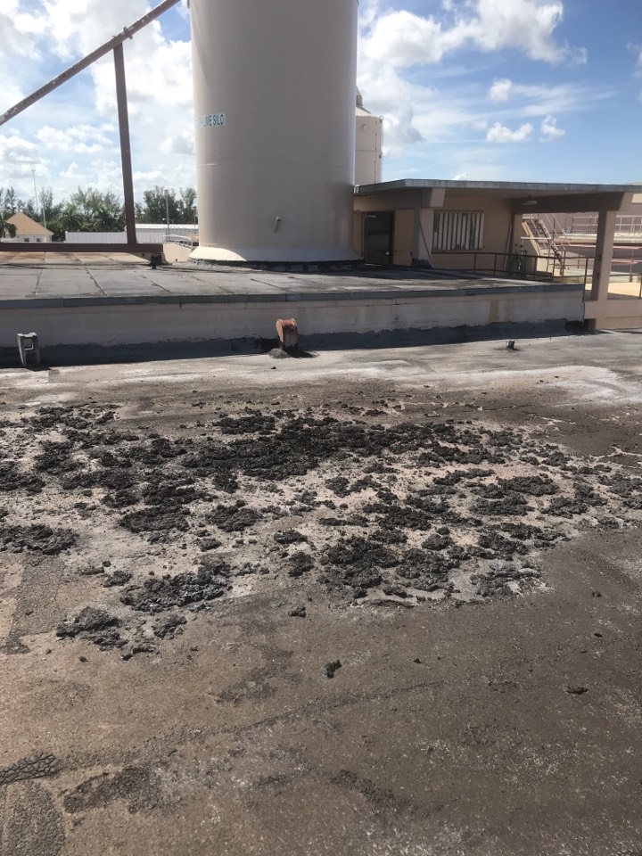 Hallandale Beach, FL - Re-roof estimate for the city of Hollandale on the water treatment plant installing a five ply system Hallandale Beach, FL - Re-roof estimate for the city of Hollandale on the water treatment plant installing a five ply system
