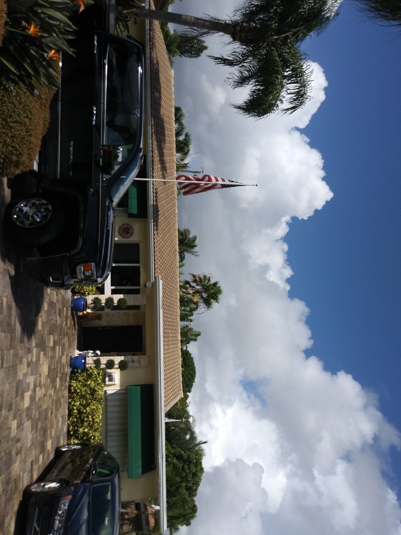 Oakland Park, FL - Clean edges and Roofacide roof service guys Darron and Gary Oakland Park, FL - Clean edges and Roofacide roof service guys Darron and Gary