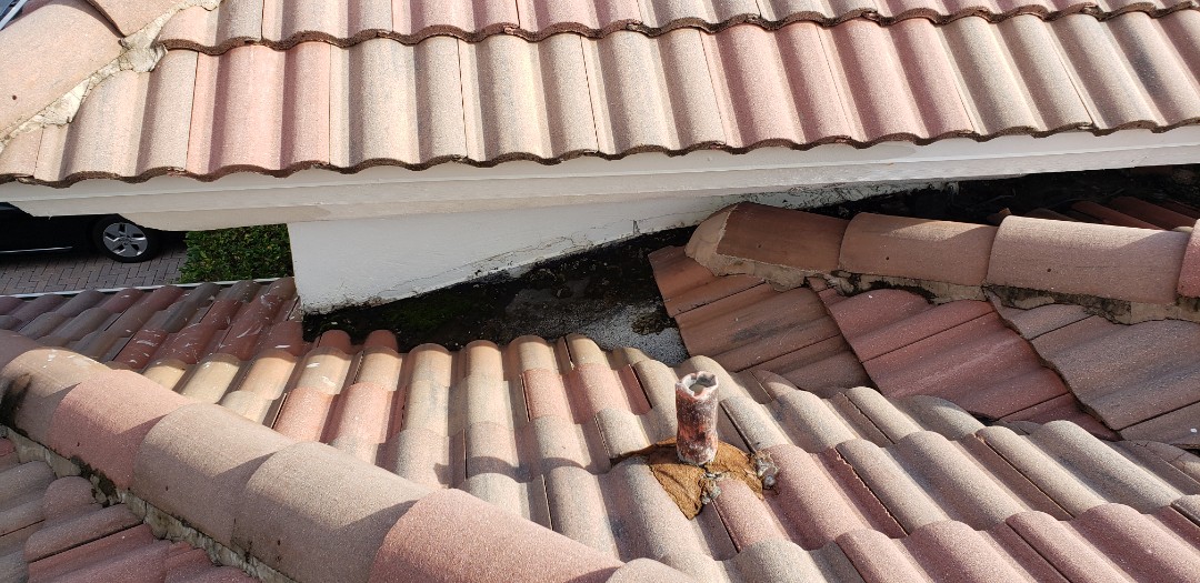 Tile roof leak repair estimate in Miramar, FL by Mike Wilde of Earl Johnston Roofing Tile roof leak repair estimate in Miramar, FL by Mike Wilde of Earl Johnston Roofing