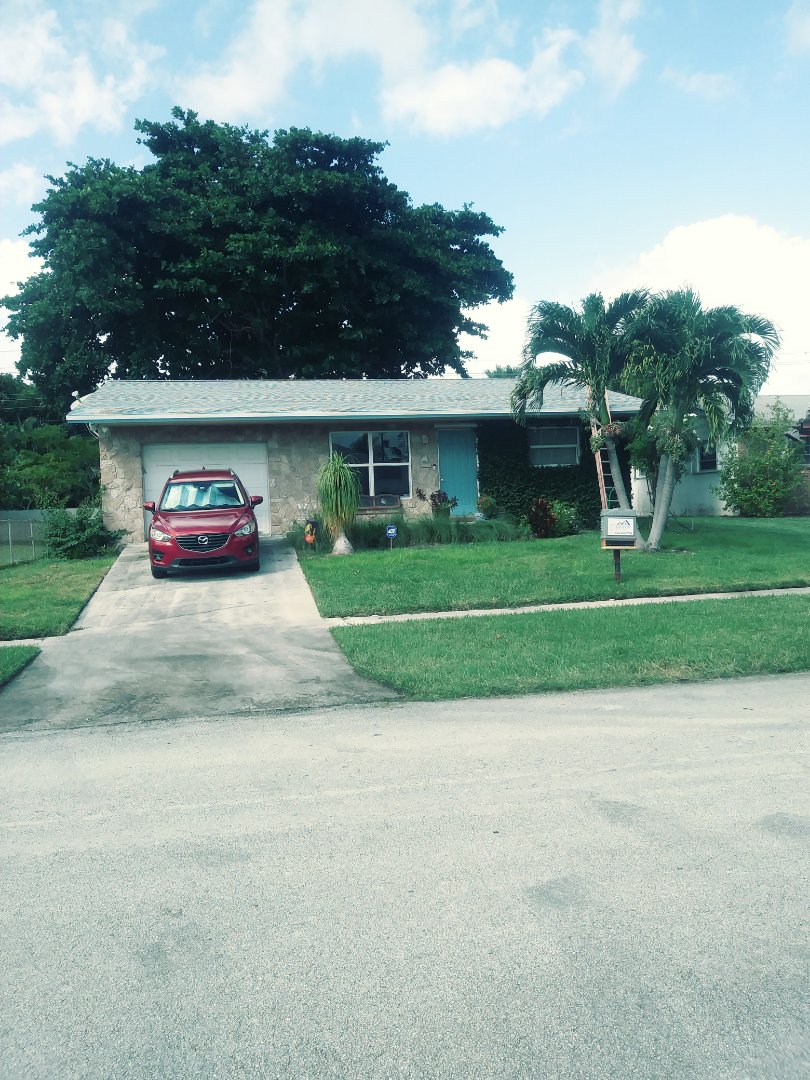 Dania Beach, FL - Finished Gaf timberline shingle and flat roof by earl w Johnston roofing llc Dania Beach, FL - Finished Gaf timberline shingle and flat roof by earl w Johnston roofing llc