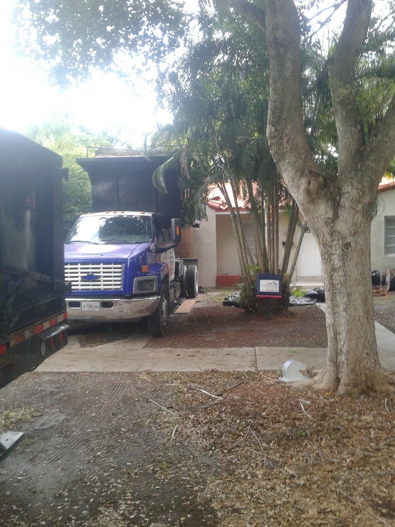 El Portal, FL - Starting a 16sq tile reroof in El Portal by Earl W.Jonston roofing El Portal, FL - Starting a 16sq tile reroof in El Portal by Earl W.Jonston roofing