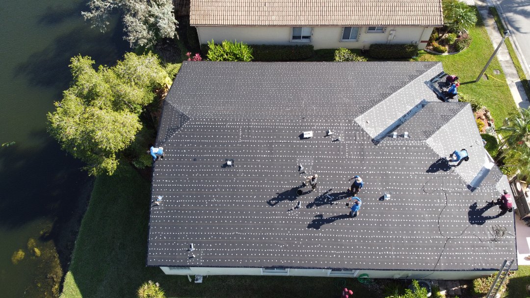 Tamarac, FL - Tile reroof is dried in and ready for tin cap inspection in Tamarac, Fl by Mike Wilde of Earl Johnston Roofing Tamarac, FL - Tile reroof is dried in and ready for tin cap inspection in Tamarac, Fl by Mike Wilde of Earl Johnston Roofing