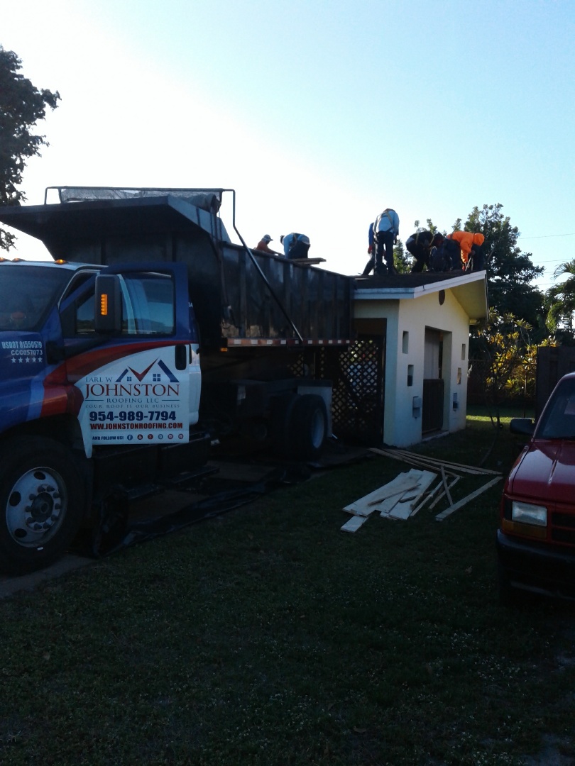 Starting a 17sq.shingle reroof in Hollywood, by Earl w Johnston roofing. Starting a 17sq.shingle reroof in Hollywood, by Earl w Johnston roofing.