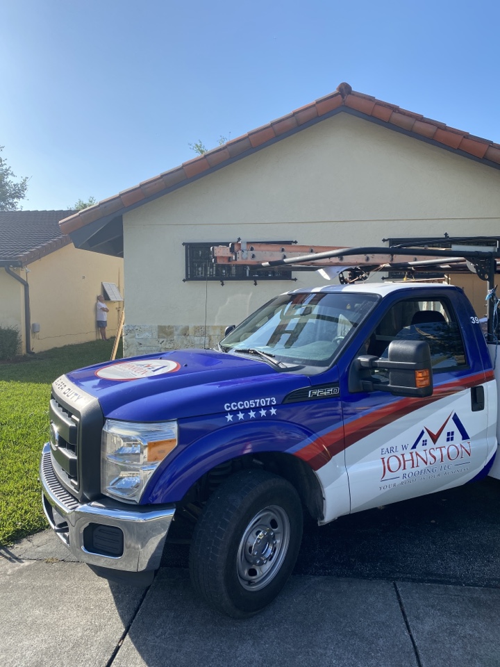 Hallandale Beach, FL - Checking on a roof repair crew in North Miami doing a roof repair Hallandale Beach, FL - Checking on a roof repair crew in North Miami doing a roof repair