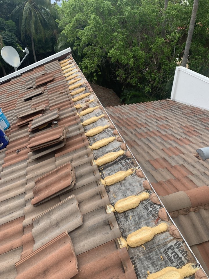 Golden Beach, FL - Tile roof repair in golden beach Golden Beach, FL - Tile roof repair in golden beach
