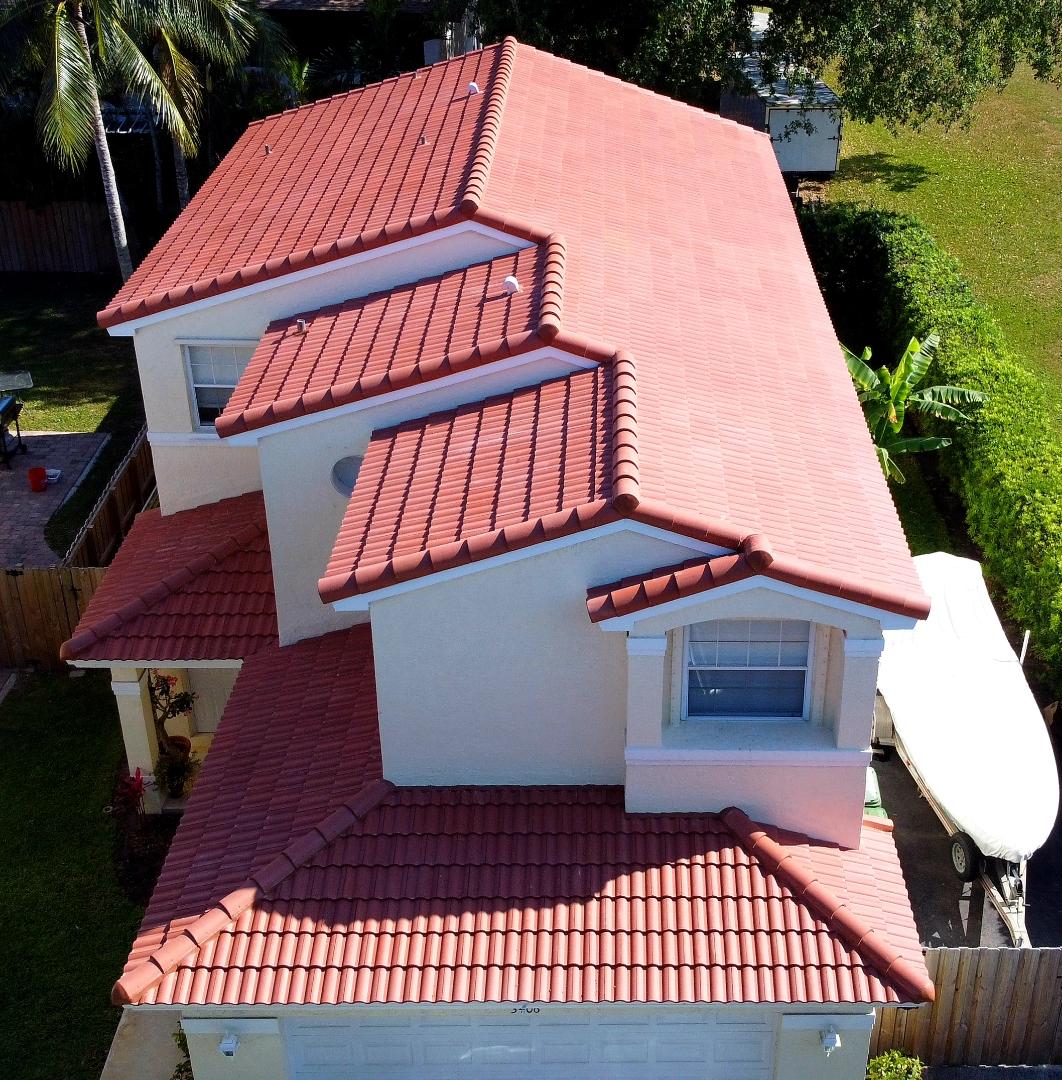 Eagle Malibu tile re-roof is completed in Hollywood,FL by Mike Wilde of Earl Johnston Roofing Eagle Malibu tile re-roof is completed in Hollywood,FL by Mike Wilde of Earl Johnston Roofing