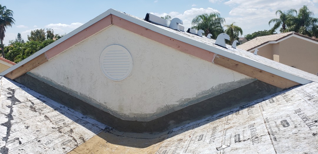 Boral Estate tile re-roof with TagN Stick Secondary Water barrier installed and ready for tile delivery in Pembroke Pines Florida Boral Estate tile re-roof with TagN Stick Secondary Water barrier installed and ready for tile delivery in Pembroke Pines Florida