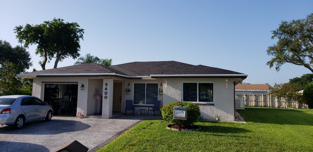Tamarac, FL - Gaf Timberline hd shingle and flat re-roof is started in Tamarac FL by Mike Wilde of Earl Johnston Roofing Tamarac, FL - Gaf Timberline hd shingle and flat re-roof is started in Tamarac FL by Mike Wilde of Earl Johnston Roofing