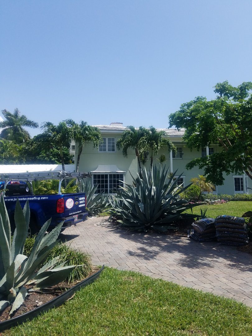 Miami Shores, FL - Tile roof leak repair estimate by Aj from Earl Johnston Roofing Company Miami Shores, FL - Tile roof leak repair estimate by Aj from Earl Johnston Roofing Company