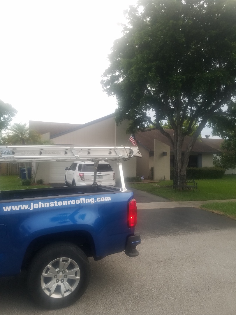 Lauderhill, FL - Shingle roof leak repair estimate by Aj from Earl Johnston Roofing Company Lauderhill, FL - Shingle roof leak repair estimate by Aj from Earl Johnston Roofing Company