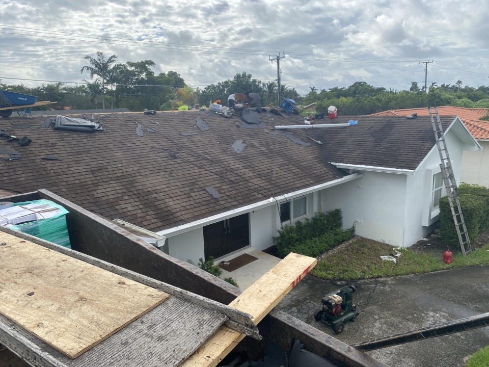 Shingle to Tile re-roof in Miami Shingle to Tile re-roof in Miami