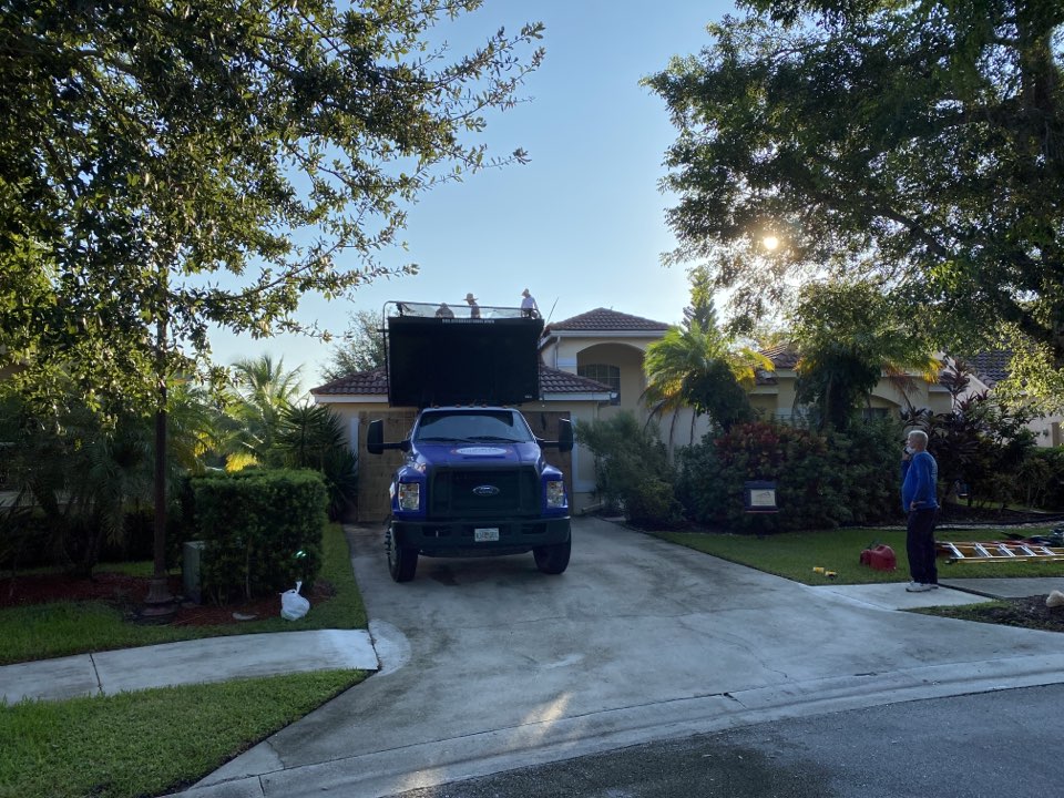 Tile reroof in Weston Tile reroof in Weston