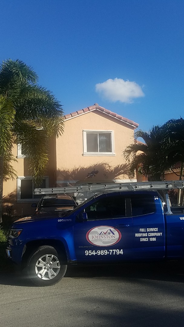 Dania Beach, FL - Boral Estate tiles reroof estimate by Aj from Earl Johnston Roofing Company Dania Beach, FL - Boral Estate tiles reroof estimate by Aj from Earl Johnston Roofing Company