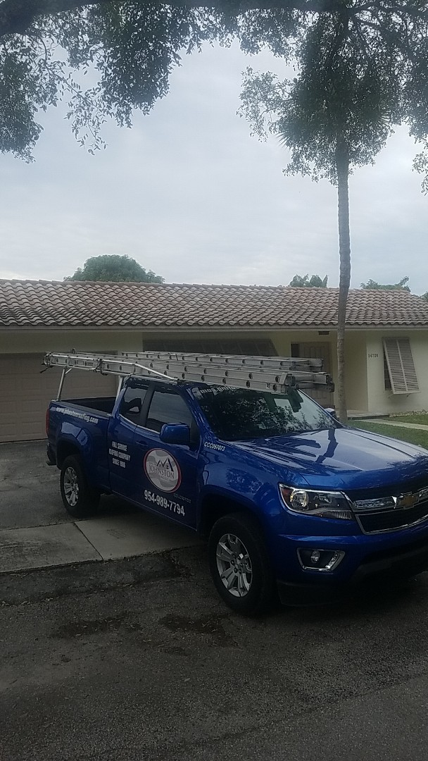 Miami Lakes, FL - Tile roof replacement contract signing by Aj from Earl Johnston Roofing Company Miami Lakes, FL - Tile roof replacement contract signing by Aj from Earl Johnston Roofing Company
