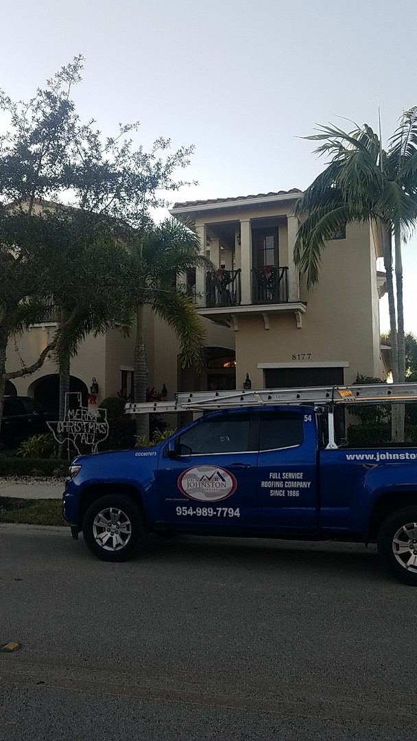Parkland, FL - Tile roof leak repair estimate by Aj from Earl Johnston Roofing Company Parkland, FL - Tile roof leak repair estimate by Aj from Earl Johnston Roofing Company