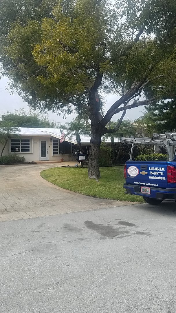 Lighthouse Point, FL - Tile roof replacement with tag and stick by Earl Johnston Roofing Company Lighthouse Point, FL - Tile roof replacement with tag and stick by Earl Johnston Roofing Company