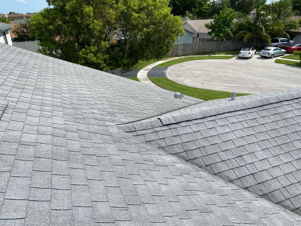 Gaf Timberline HDZ shingle and flat reroof estimate in Cooper City by Mike Wilde and Earl Johnston Roofing Gaf Timberline HDZ shingle and flat reroof estimate in Cooper City by Mike Wilde and Earl Johnston Roofing