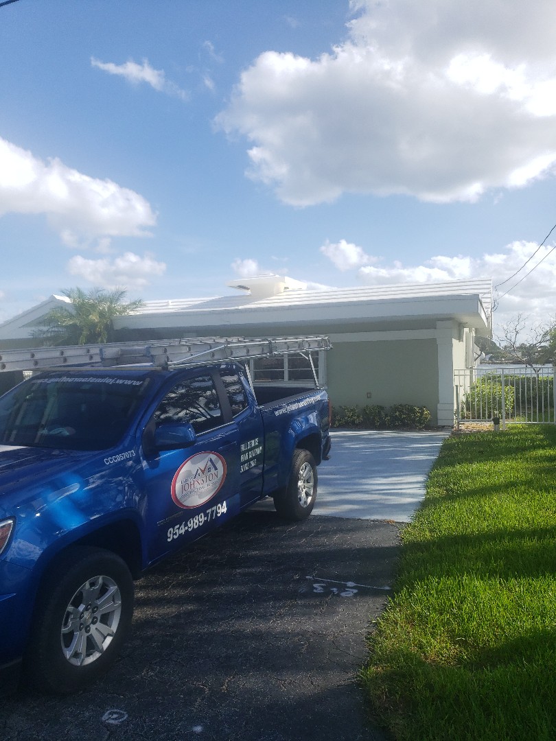 Metal and concrete tile roof replacement estimate by AJ from Earl Johnston Roofing Company Metal and concrete tile roof replacement estimate by AJ from Earl Johnston Roofing Company