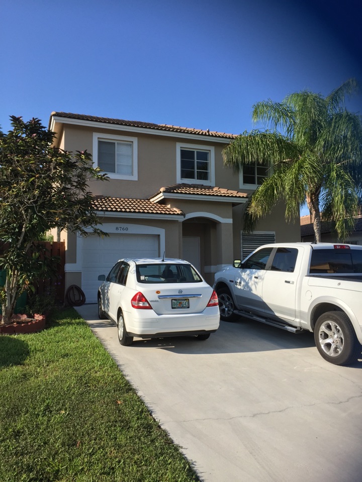 Cutler Bay, FL - Estimate to repair Leak over garage due to improper flashing detail Cutler Bay, FL - Estimate to repair Leak over garage due to improper flashing detail