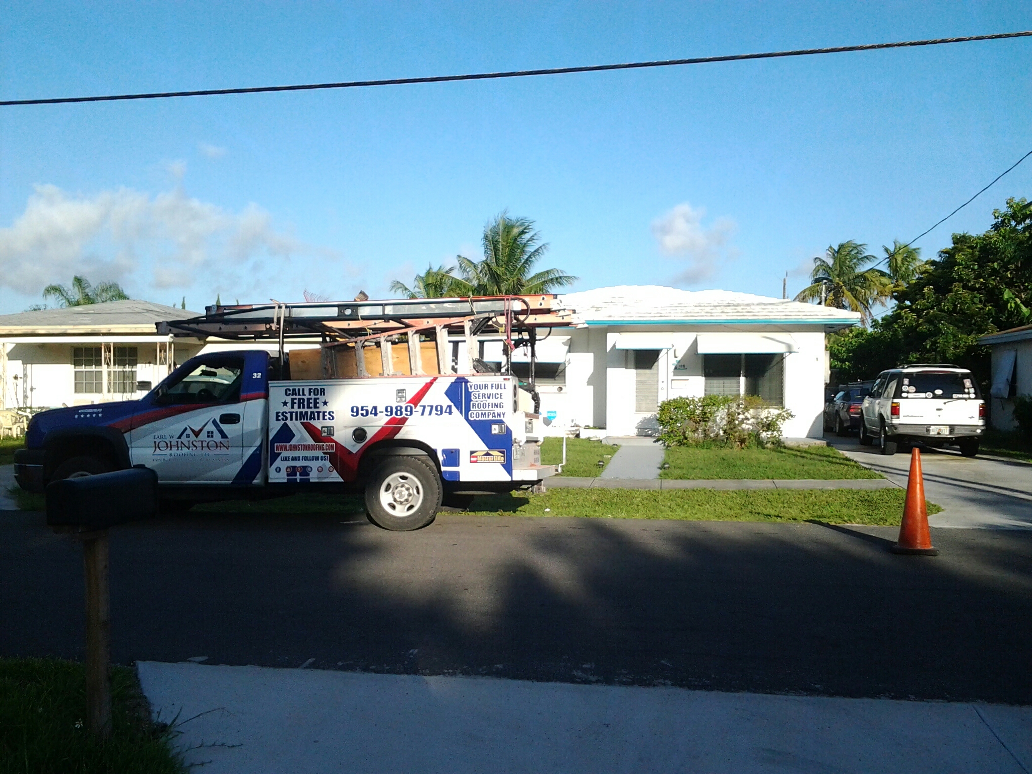 Hallandale Beach, FL - Tile roof repair in the city of Hallandale beach fl this repair is being done by Earl w Johnston roofing company Jos? end Duane are you repair technicians Hallandale Beach, FL - Tile roof repair in the city of Hallandale beach fl this repair is being done by Earl w Johnston roofing company Jos? end Duane are you repair technicians