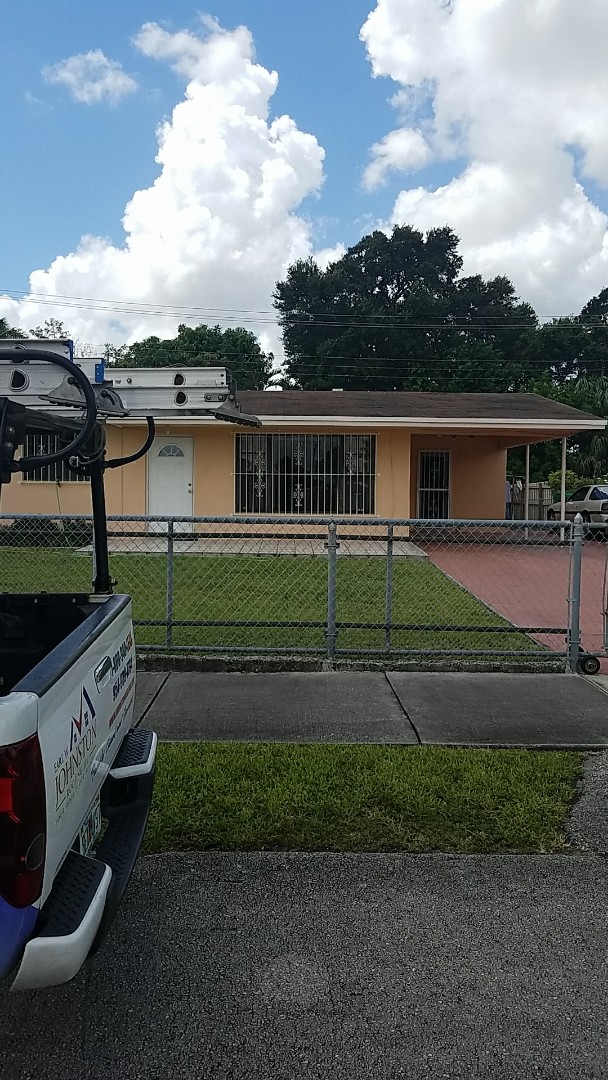 Opa-locka, FL - GAF timberline HD shingle with flat reroof estimate done by AJ and Rob from Earl Johnston Roofing Opa-locka, FL - GAF timberline HD shingle with flat reroof estimate done by AJ and Rob from Earl Johnston Roofing