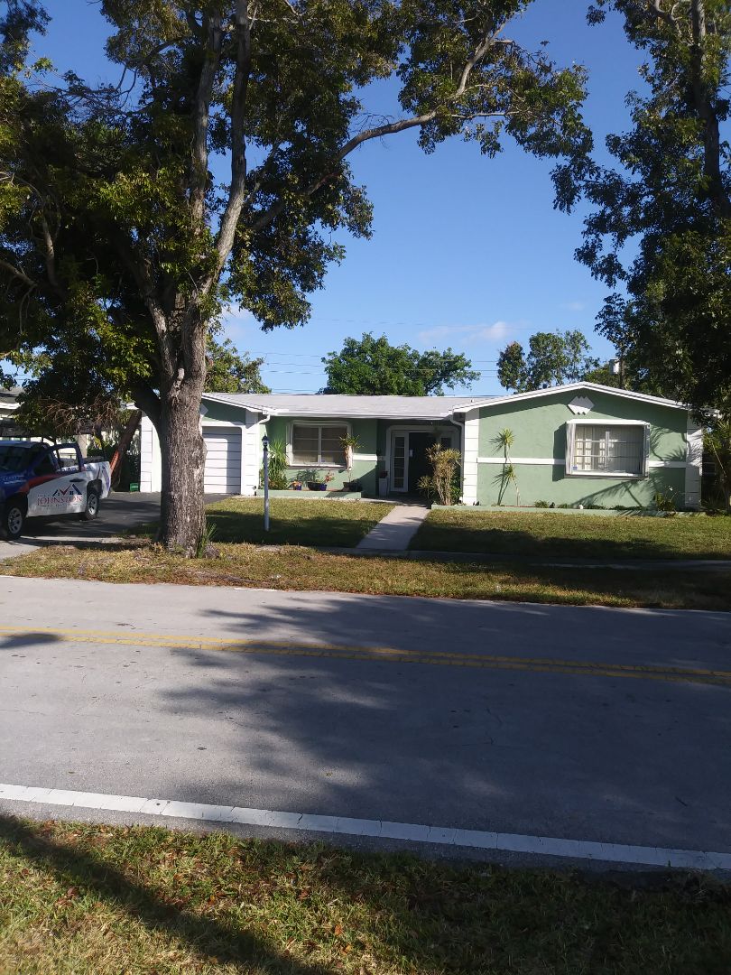 Lauderdale Lakes, FL - Finished gaf royal sovereign shingle and flat roof by earl w johnston roofing llc Lauderdale Lakes, FL - Finished gaf royal sovereign shingle and flat roof by earl w johnston roofing llc